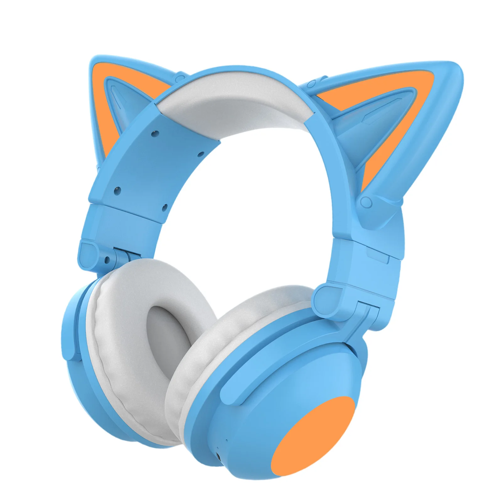 Cute Cat Ears Bluetooth Wireless Headphone with Mic LED Kid Girl Stereo Music Phone Headsets Gift