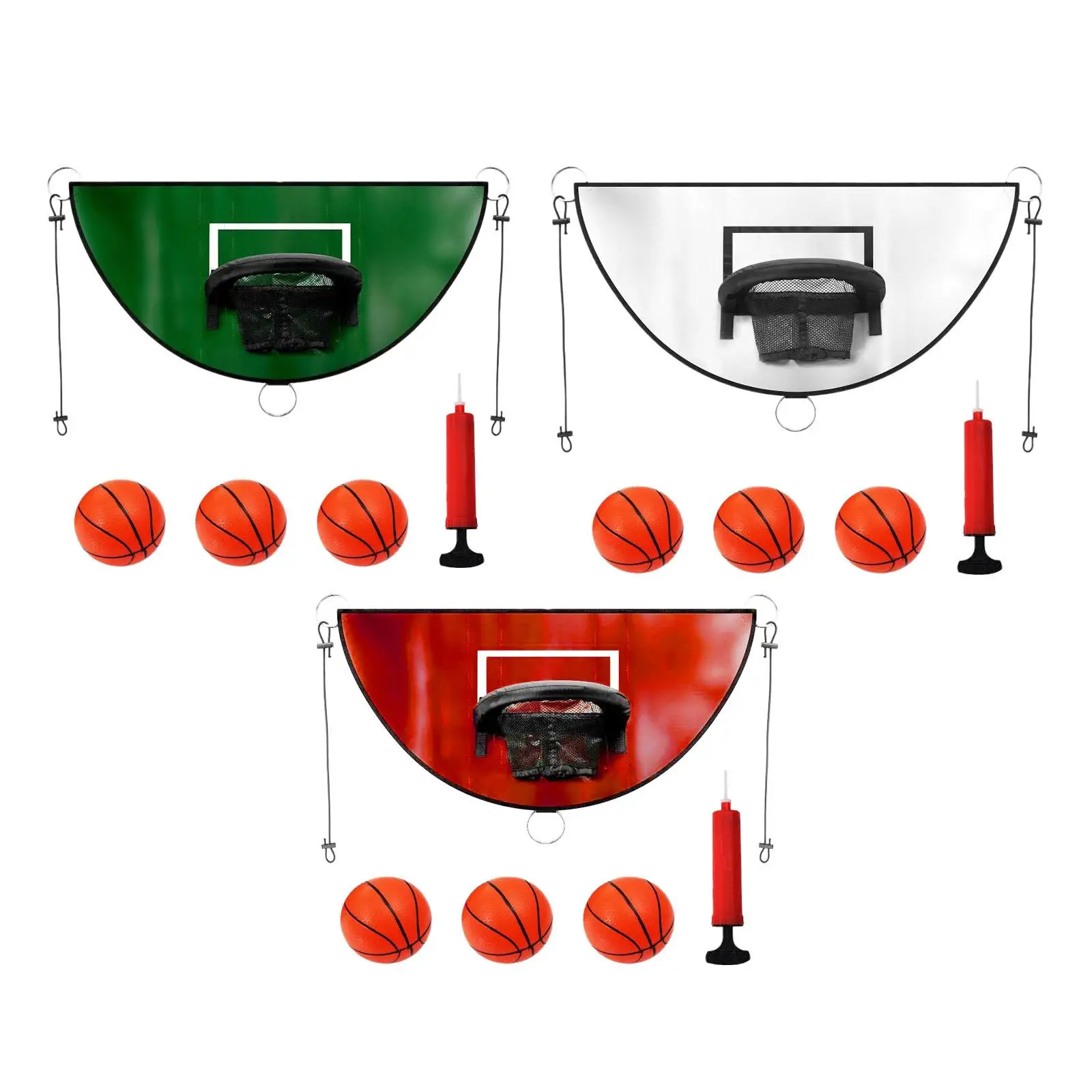 Basketball Hoop for Trampoline Sports Toys Easy to Assemble Universal Basketball Training Trampoline Attachment Accessories