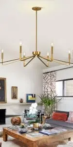 dining room light fixture over table