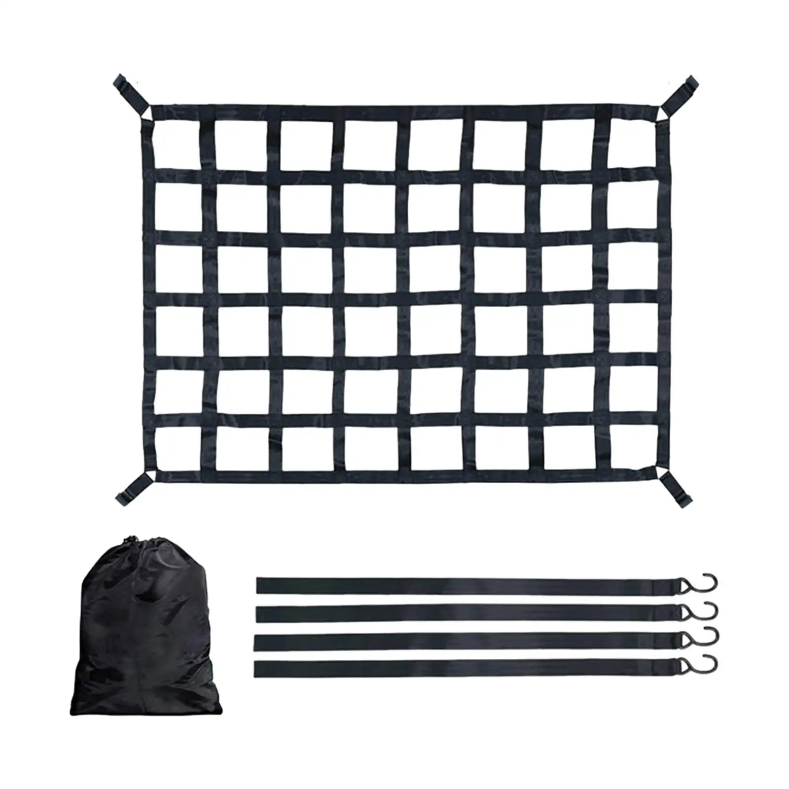 Cargo Net for Pickup Truck Bed Compatible Highly Elastic for SUV ATV