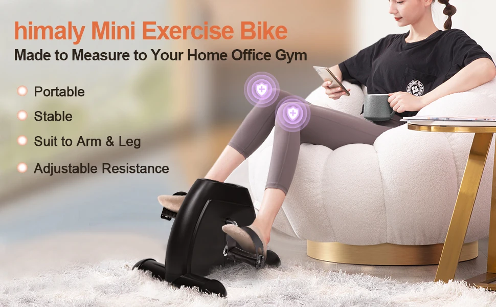 under desk bike pedal exerciser