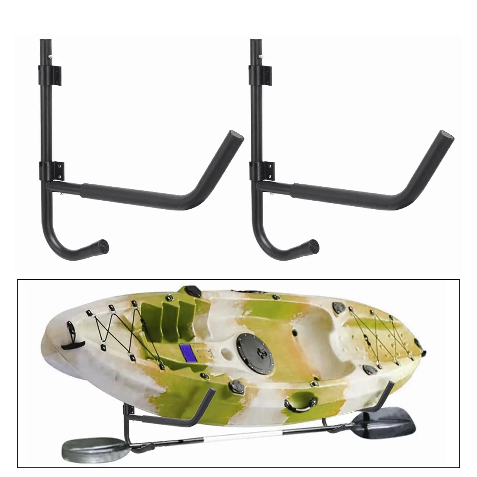 Wall Mounted Kayak Rack Storage Folding Hanger Kayak Ladder Kayak Holder Indoor Outdoor