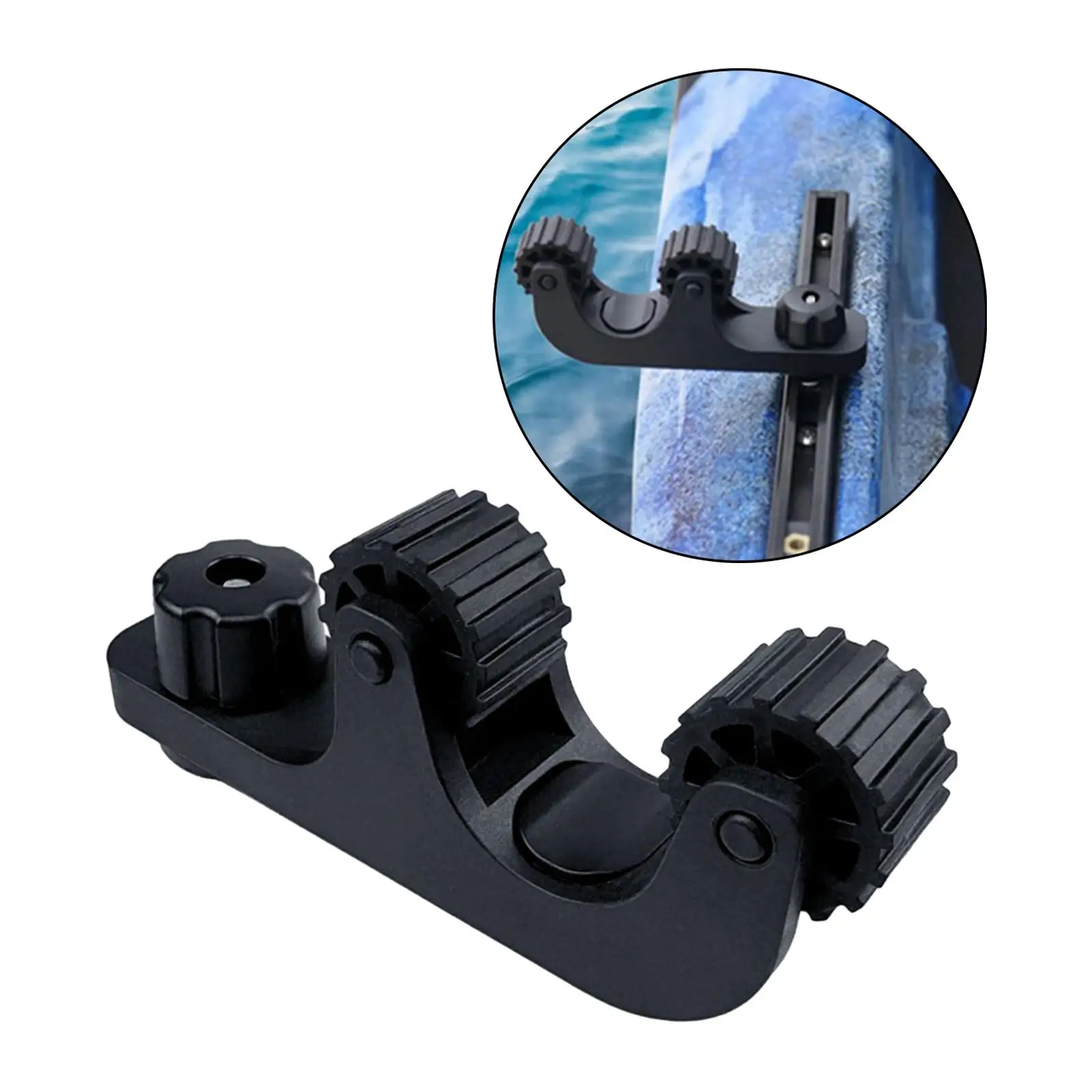 Kayak Paddle Holder Rack Hardware Oar Keeper Fishing Pole Holder Track Mount