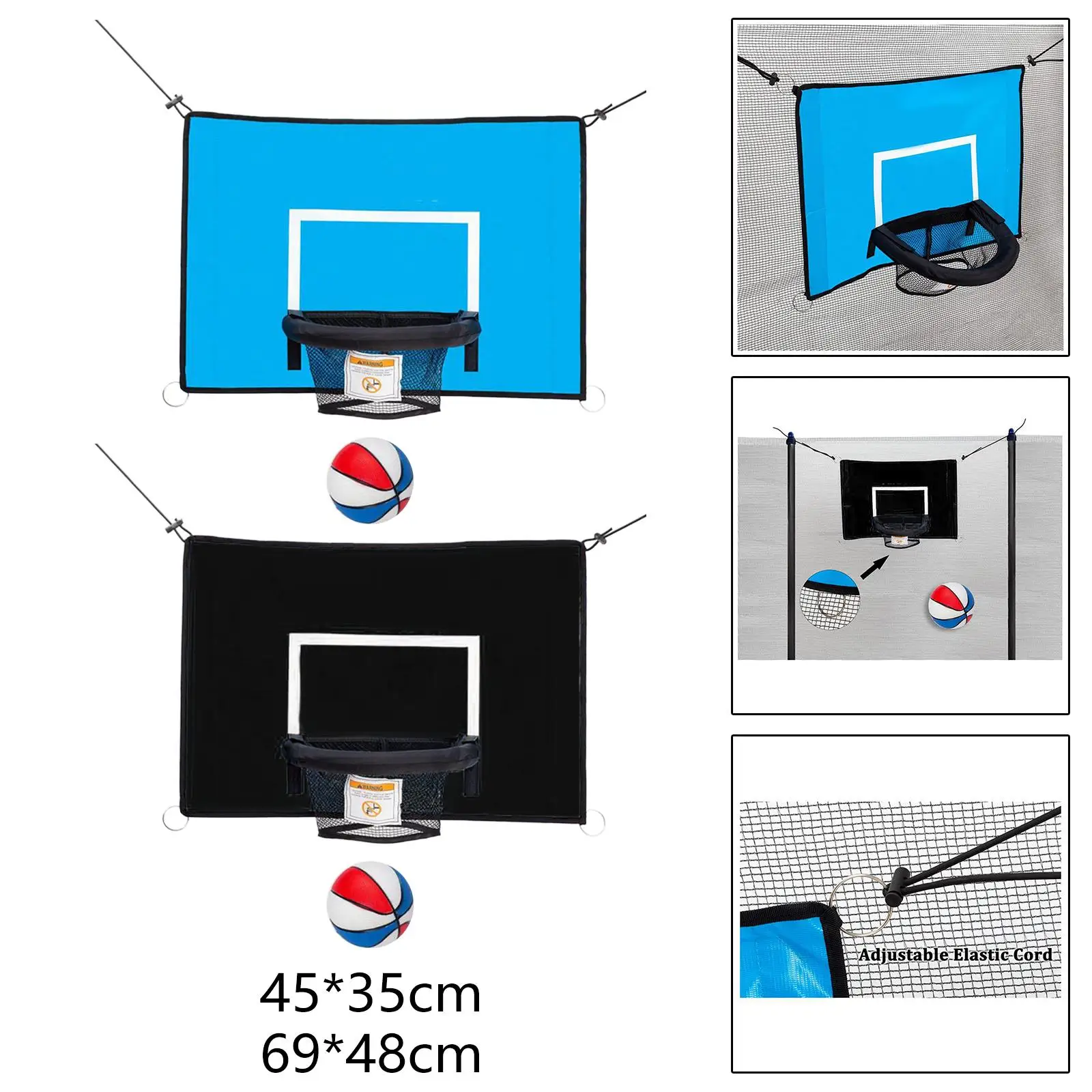 Trampolines Basketball Hoop Attachment Toy Replacement Basketball Goal