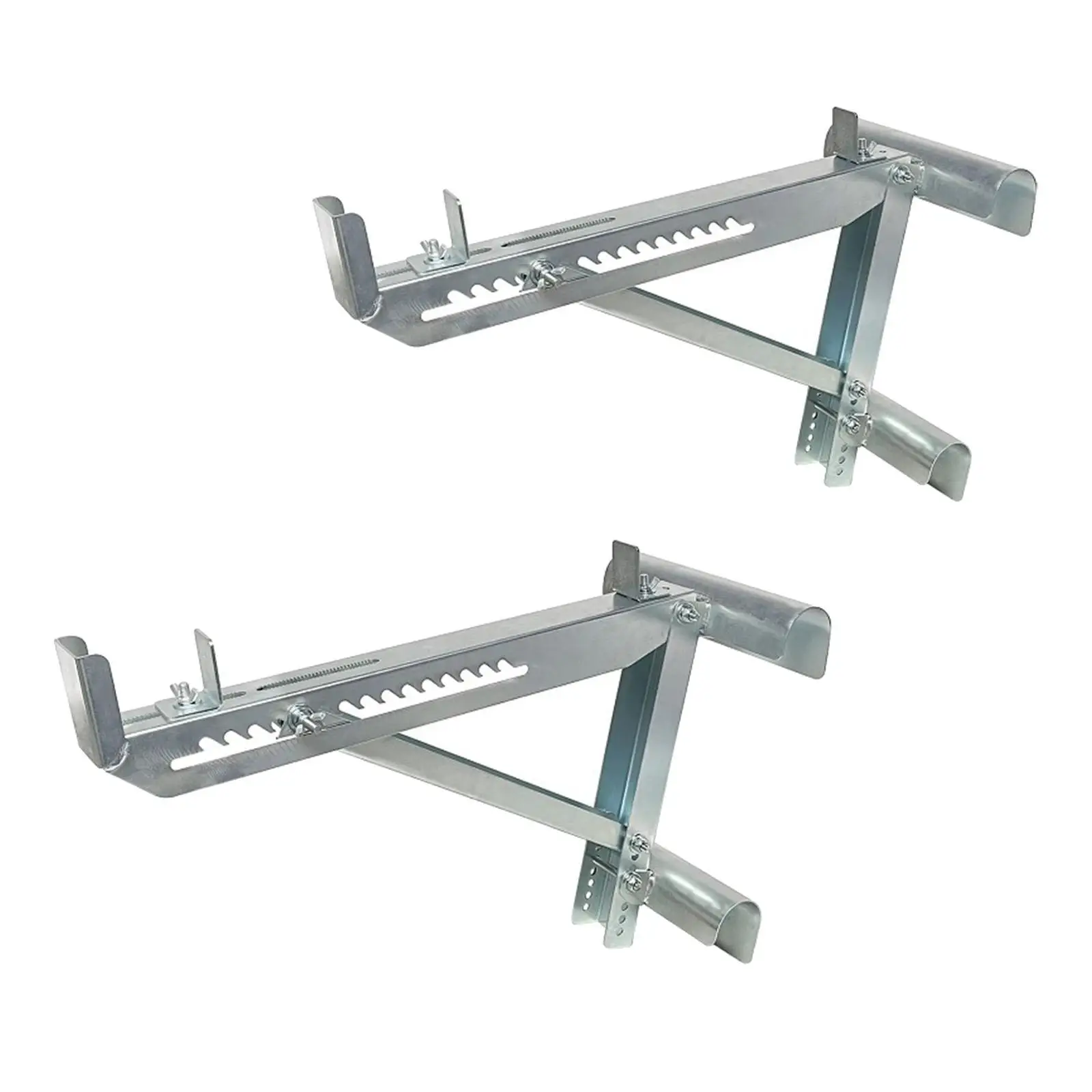 1 Pair Extension Ladder Jacks Scaffolding Tool for Painting Siding Welded Triangle Structure Accessory Steel Scaffold Bracket