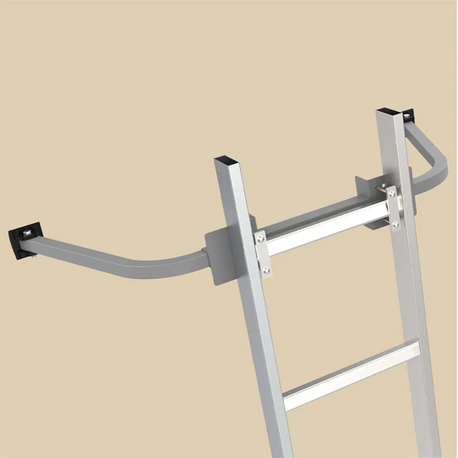 Ladder Stabilizer Sturdy Portable Adjustable Roof Ladder Standoff Ladder Roof Stabilizer for Working Projects Repair Roof Tool