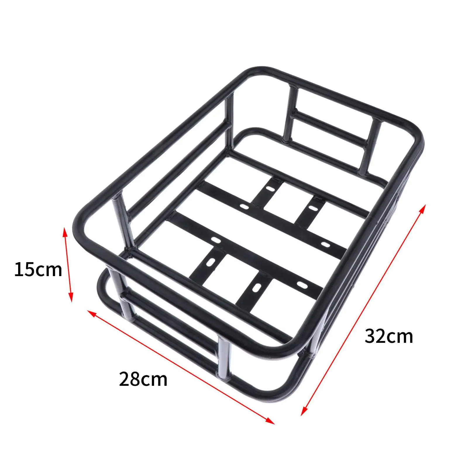 Bike Rear Basket Bicycle Rear Basket Cargo Carrier for Mountain Bikes