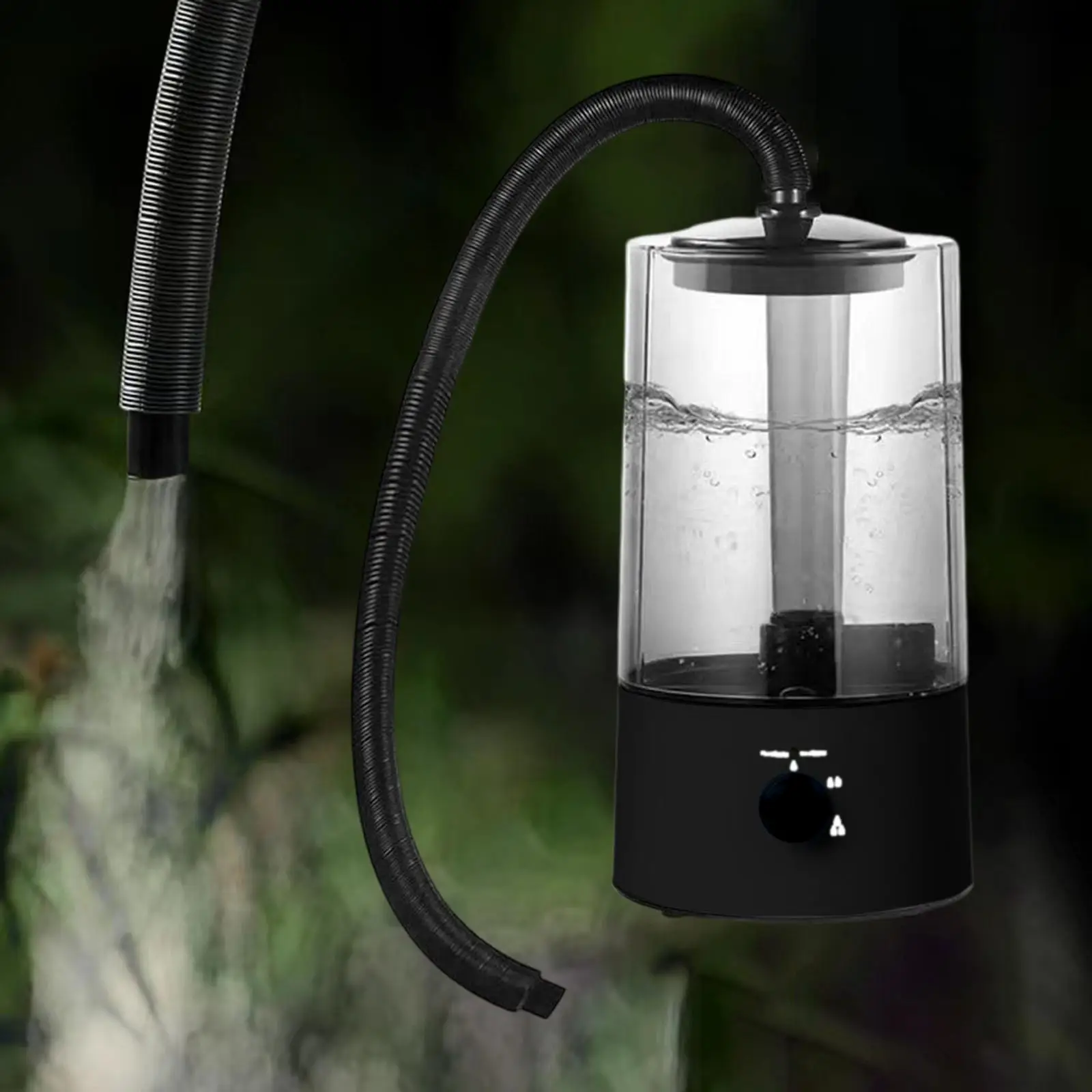 4L Reptile Humidifier Terrarium Fogger US Power Adapter Large Capacity Silent Humidification for Lizard with Tube Misting System