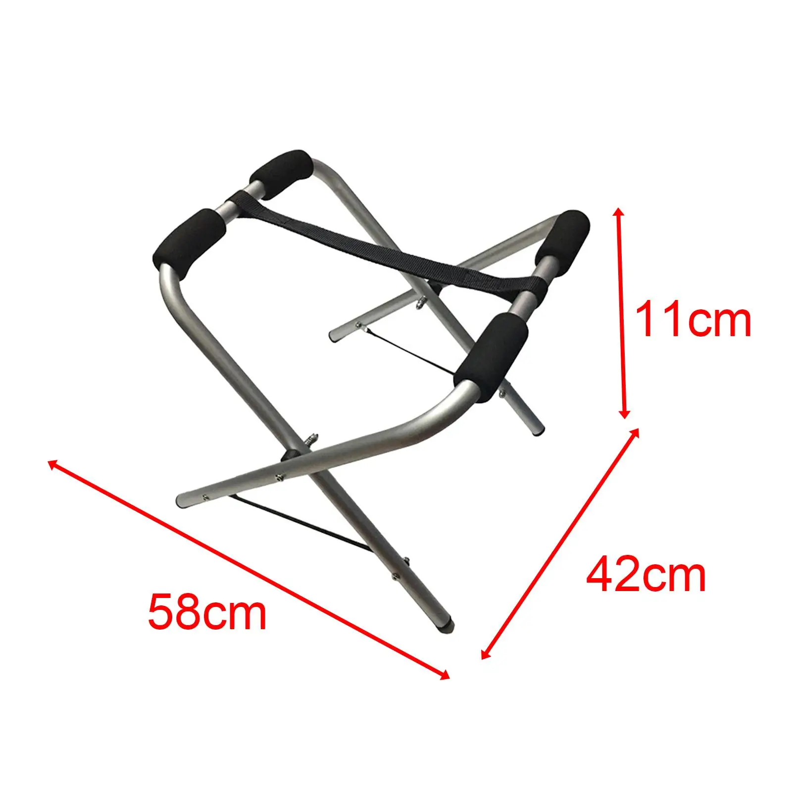 Folded Kayak Stand Portable Shelf Kayak Storage Rack Paddleboard Stand for Outdoor Indoor Snowboards Canoe Longboard Skateboard