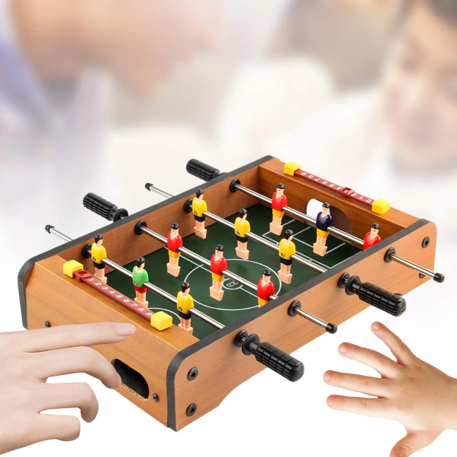 Tabletops Football Table Games Portable Table Top Football Mini Foosball Table Soccer for Kids Indoor Adults Family Game