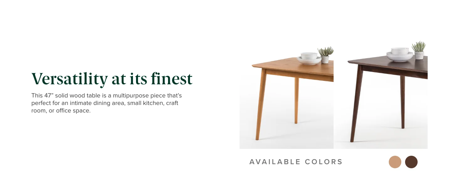 Jen 47 Inch Dining Table