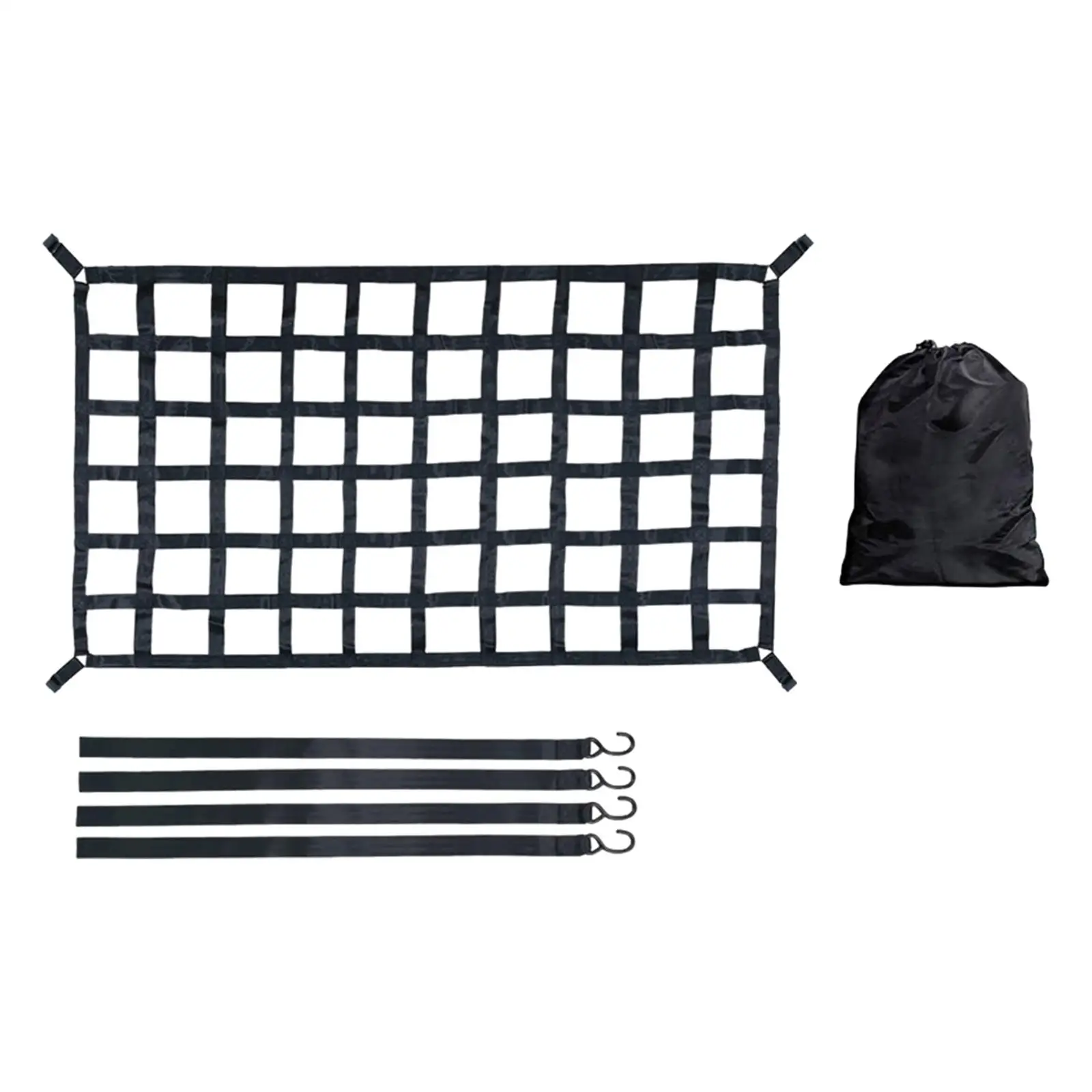 Cargo Net for Pickup Truck Bed Compatible Simple Installation Mesh Organizer