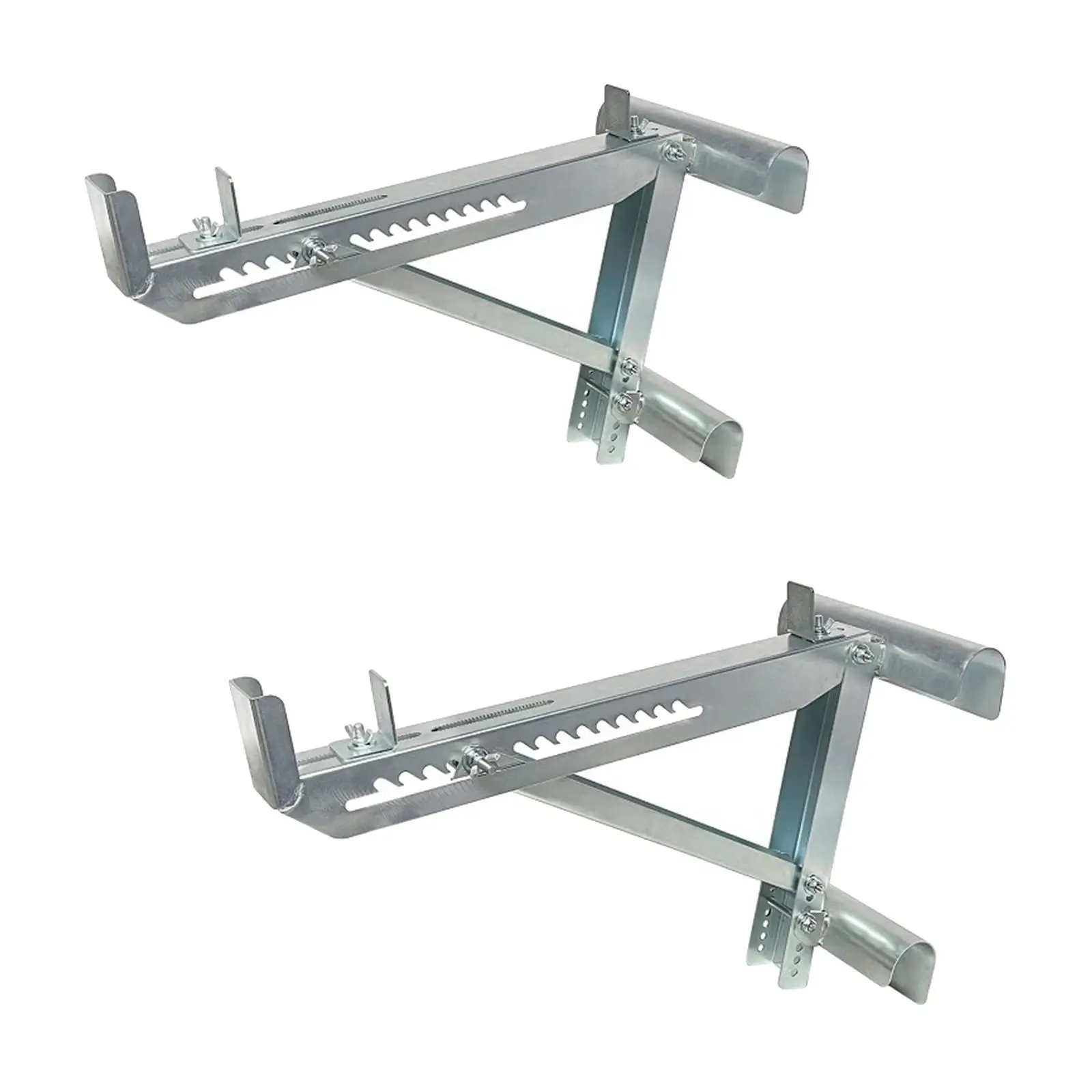 1 Pair Extension Ladder Jacks Scaffolding Tool for Painting Siding Welded