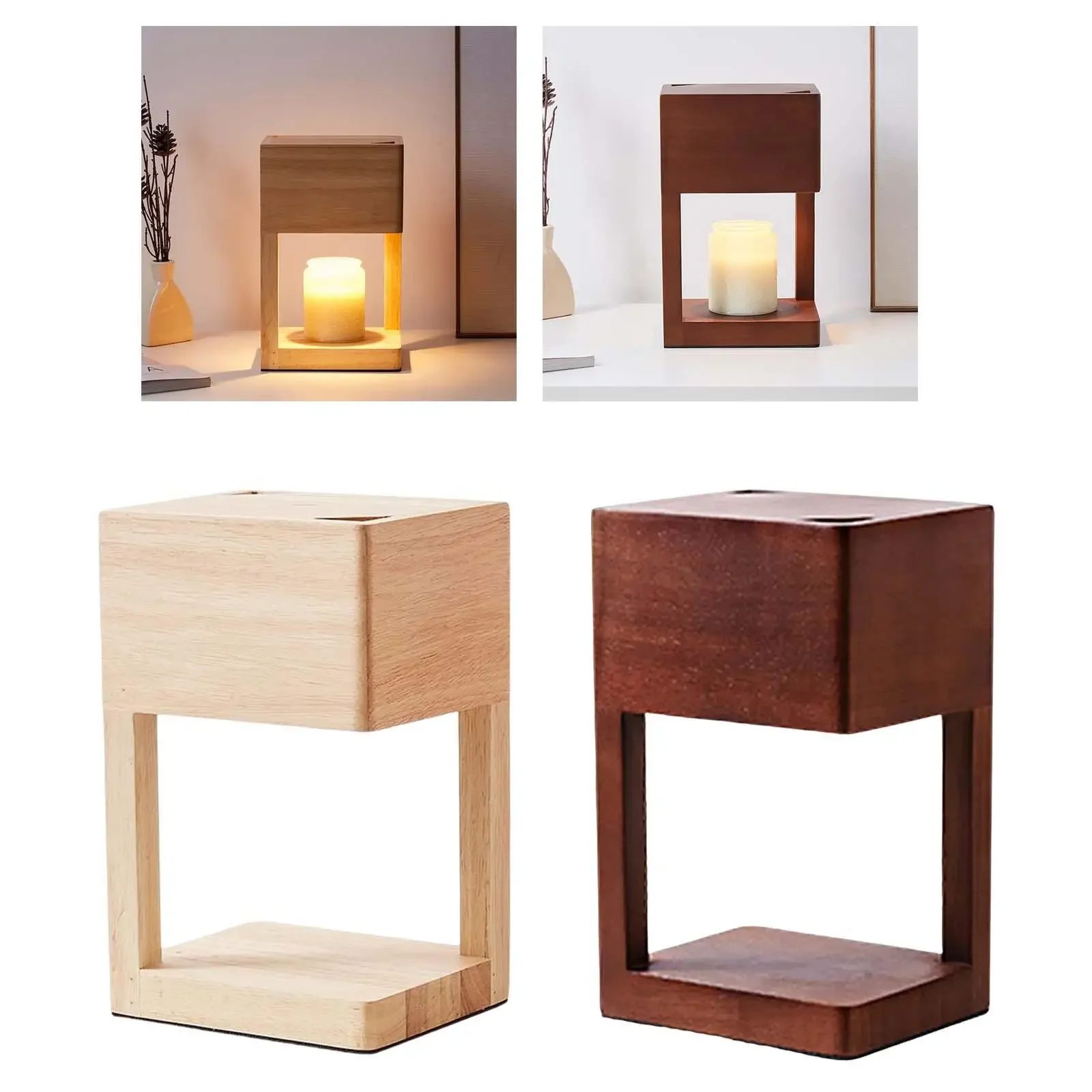 Candle Warmer Candle Lamp for Jar Candles Bedside Night Lights for Living Room Courtyard