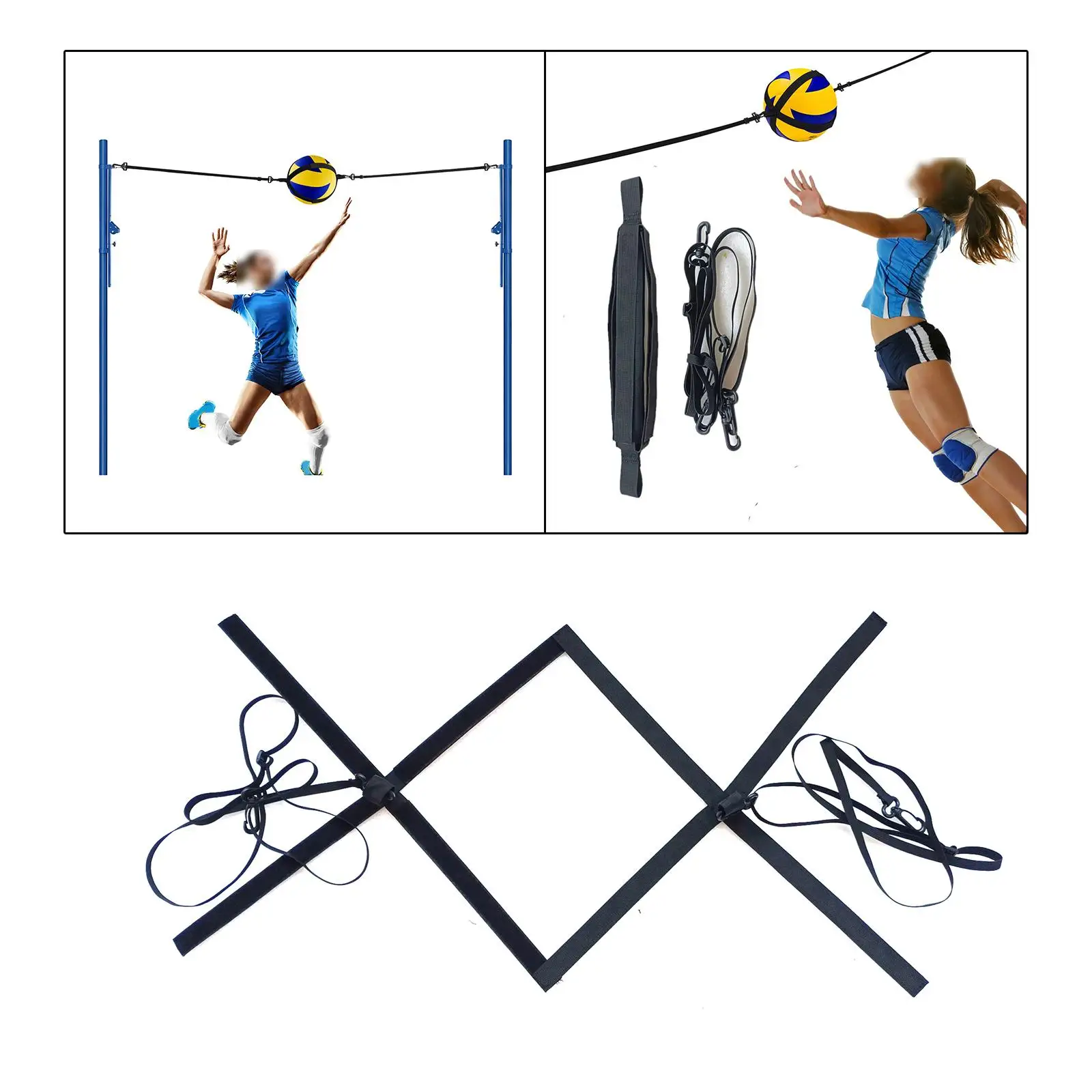 Volleyball Training Equipment Aid Solo Trainer Practice Jumping Playing