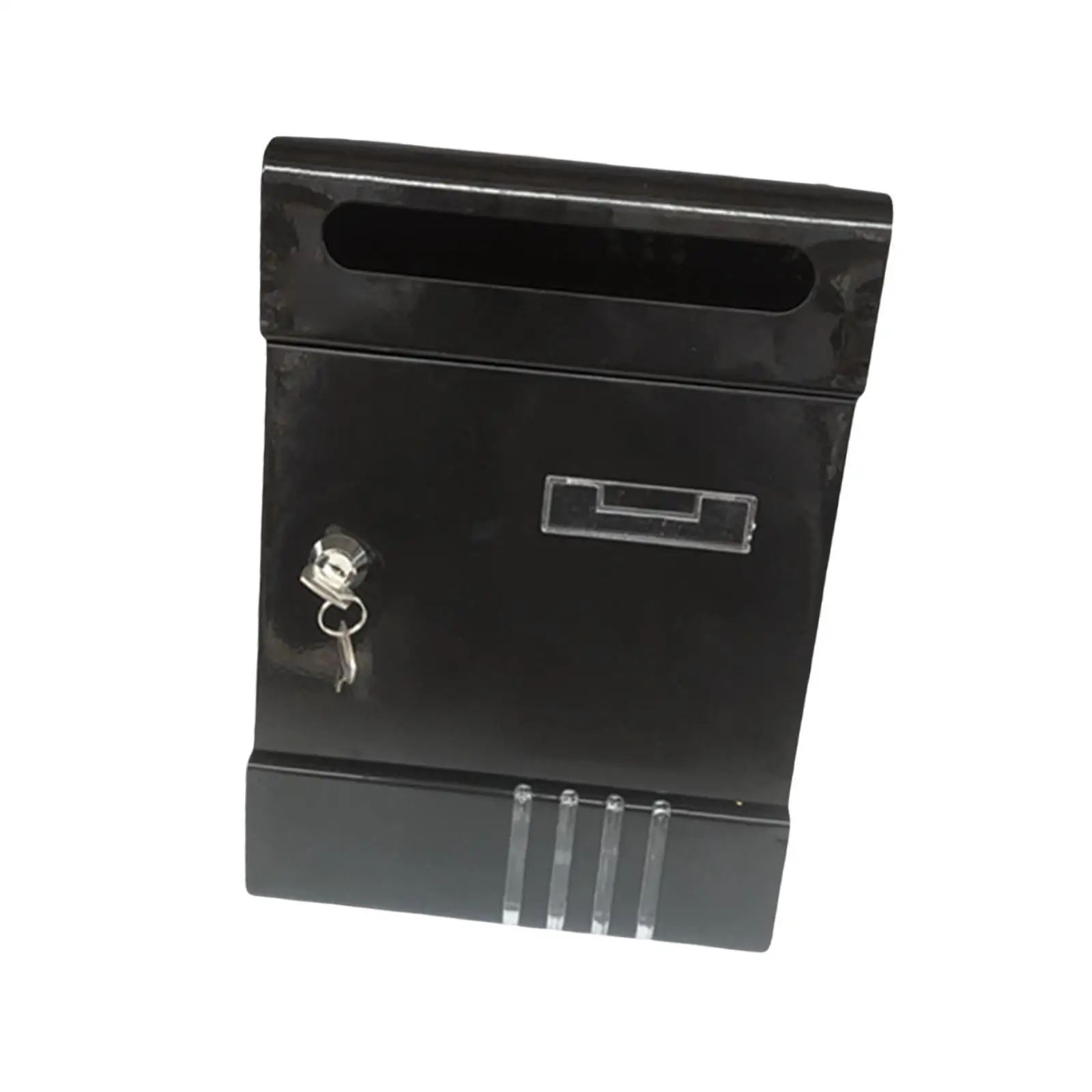 Outside Wall Mount Mailbox with Key Lock Weatherproof Multipurpose Sturdy Easy Installation Metal Drop Box for Newspapers