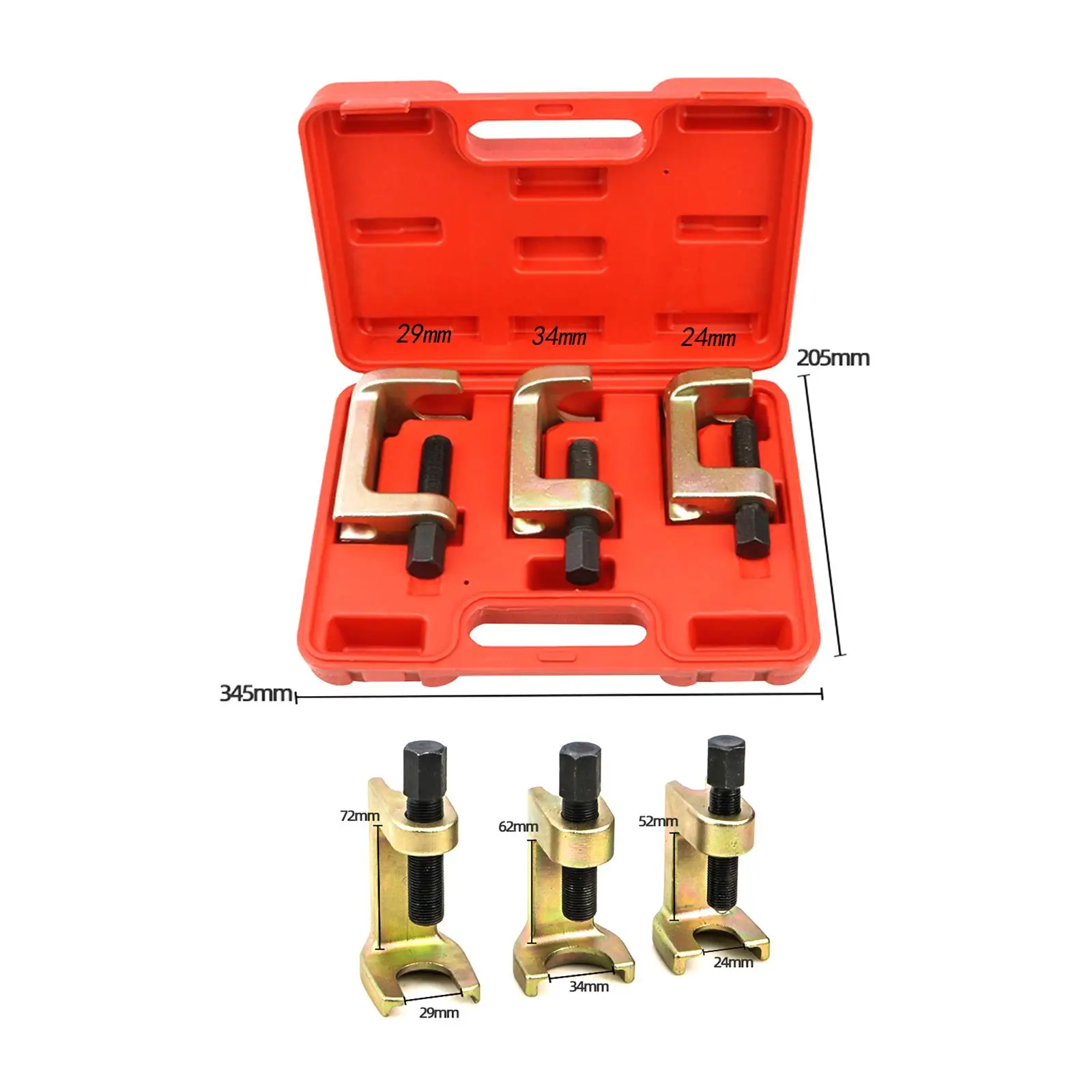 Ball Joint Splitter Easy to Install Portable Sturdy Compact Hand Tool Remover Tool for Truck Automotive Trailers Fittings