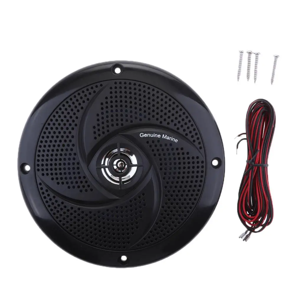 Boat Marine Waterproof Speaker Sound Round Flush Fitting