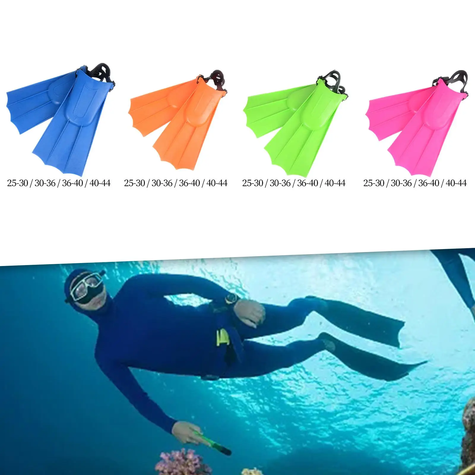 Snorkeling Fins Snorkel Equipment Swim Fins for Beginners Professionals