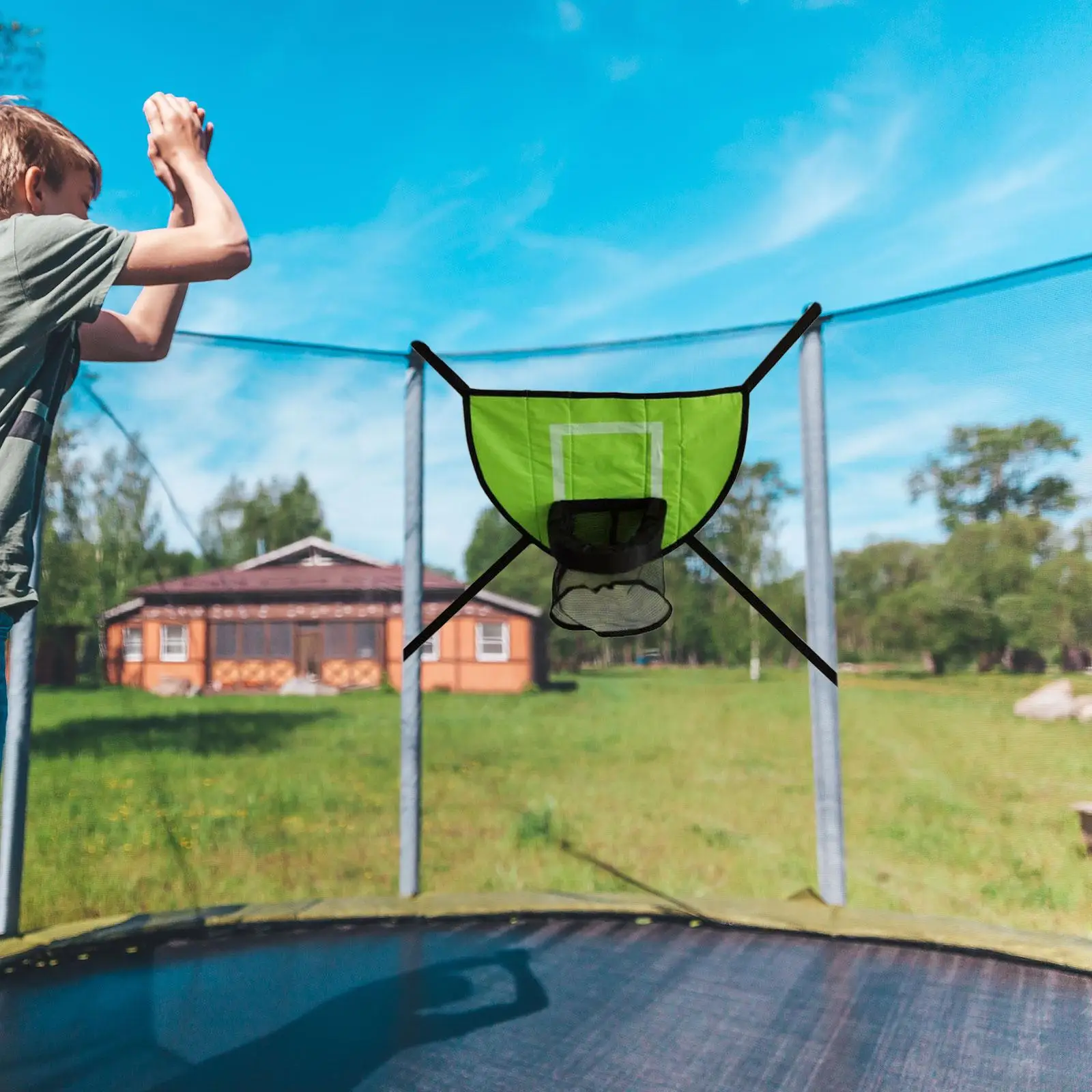 Mini Trampoline Basketball Hoop Trampoline Attachment Accessories Universal