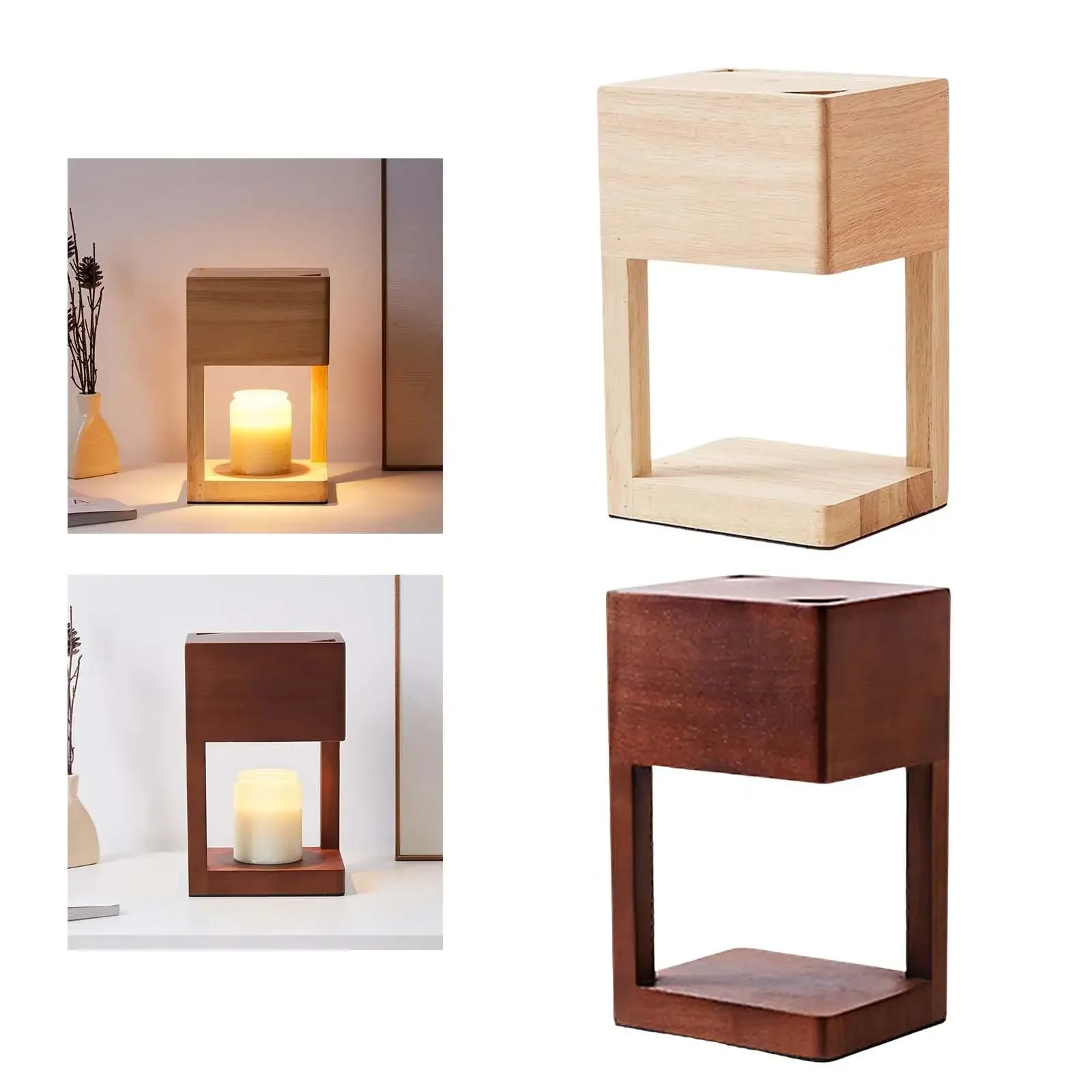 Candle Warmer Candle Lamp for Jar Candles Bedside Night Lights for Living Room Courtyard