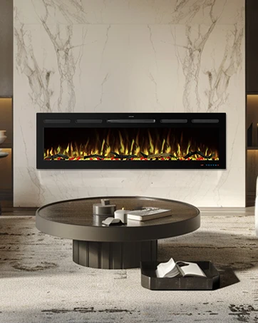 wifi electric fireplace