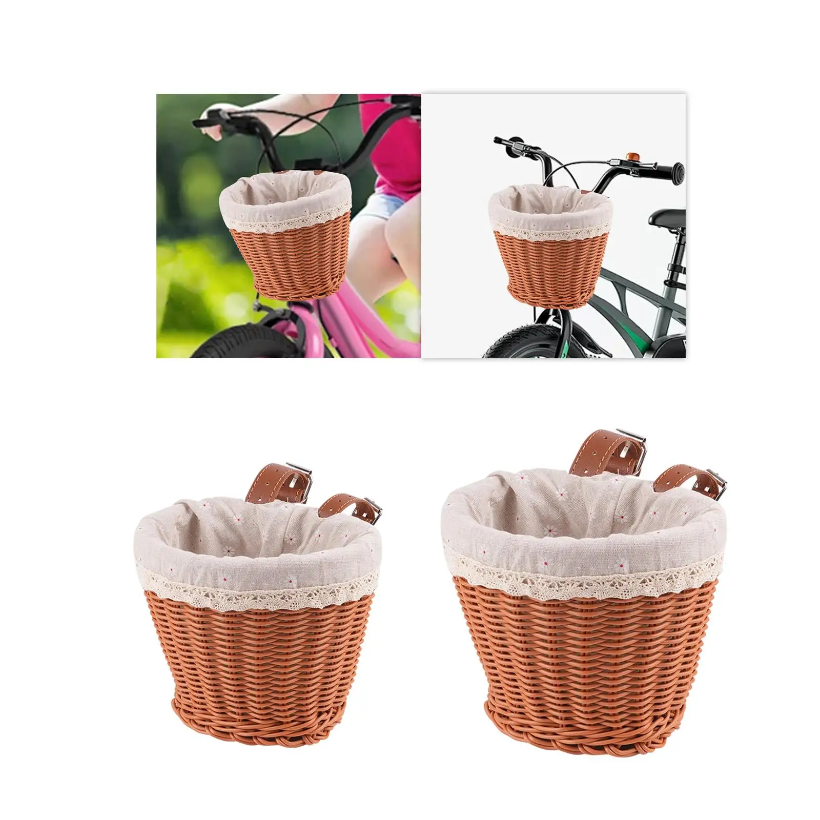 Kids Bike Basket Lining Bike Basket Cover for Scooter Kids' Bike Dog Carrier