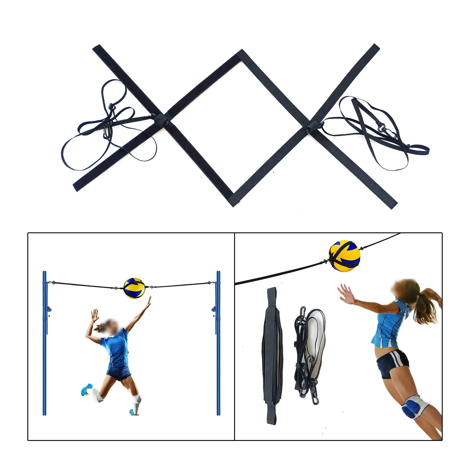 Volleyball Training Equipment Aid Solo Trainer Practice Jumping Playing